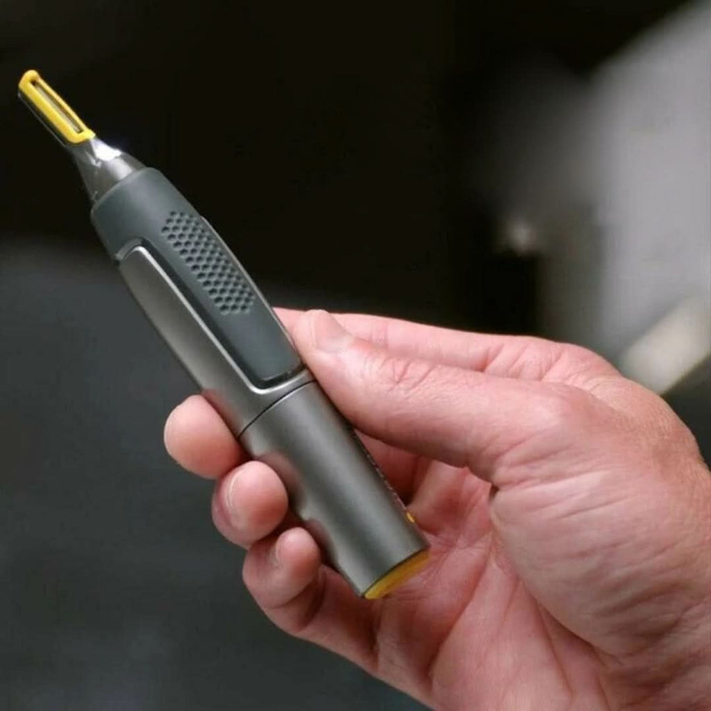 SharpTrim Precision Trimmer – Ultra-Thin Head and Side-Mounted Blades