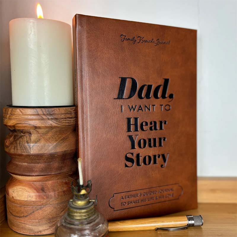 Dad, I Want to Hear Your Story – Legacy Edition Memory Book Over 250 Questions