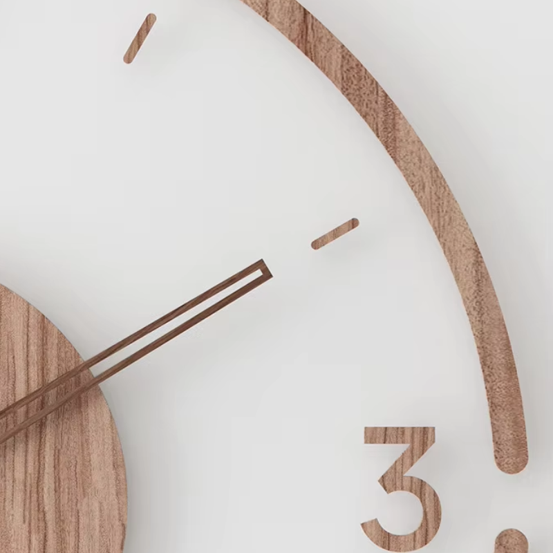 Relógio de parede simples FashionableClock — design elegante, mostrador minimalista