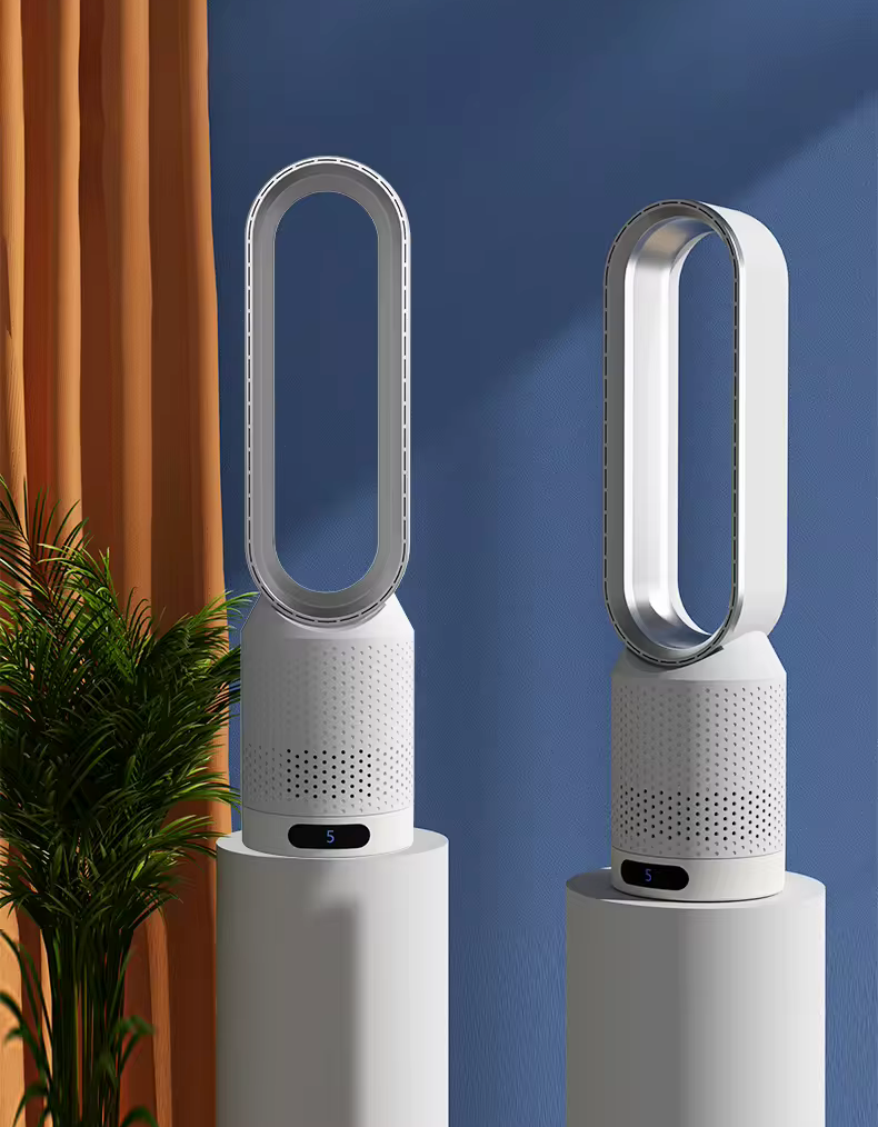 Enfriador de aire portátil AirPure Pro de 6 L – sistema de refrigeración 3 en 1, purificación UV e ionizador