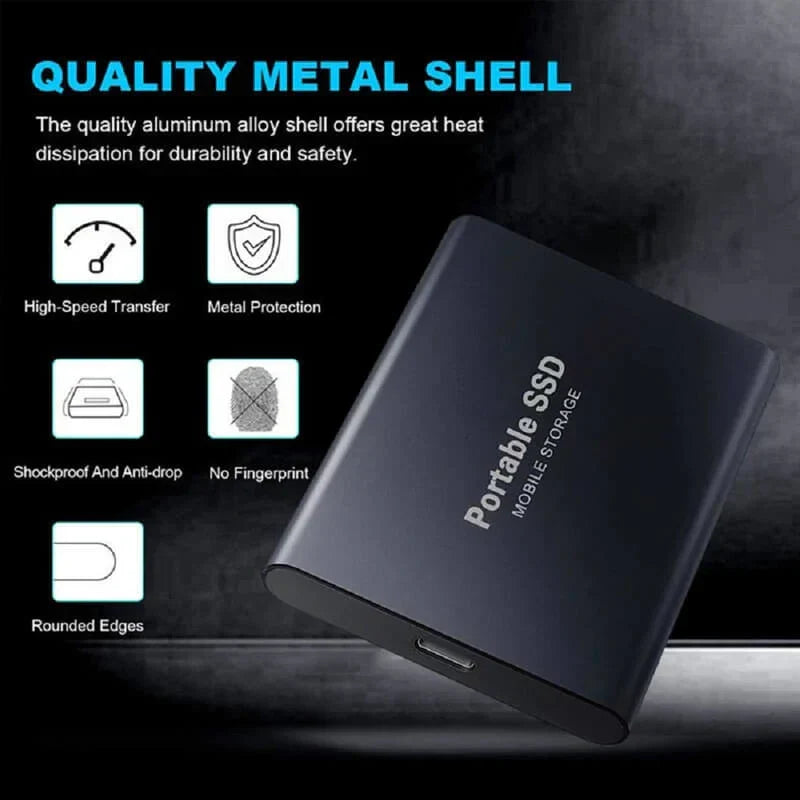External SSD Hard Drive — 1TB to 64TB Storage Options
