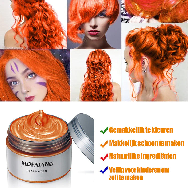 Farbwachs — gleichzeitiges Styling und 100 % natürliche Tönung