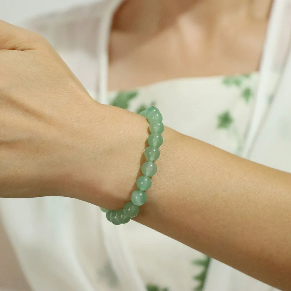 Aria-armbånd med naturlige krystaller til energihealing