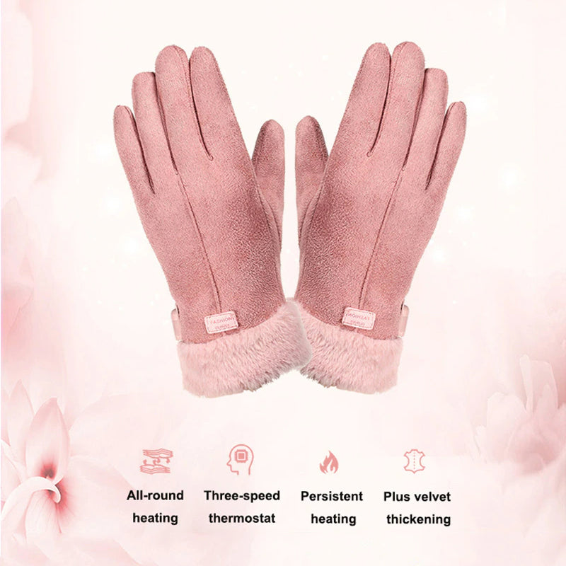 Heated Winter Gloves, Rechargeable Design, 5000mAh Battery, Touchscreen Compatible