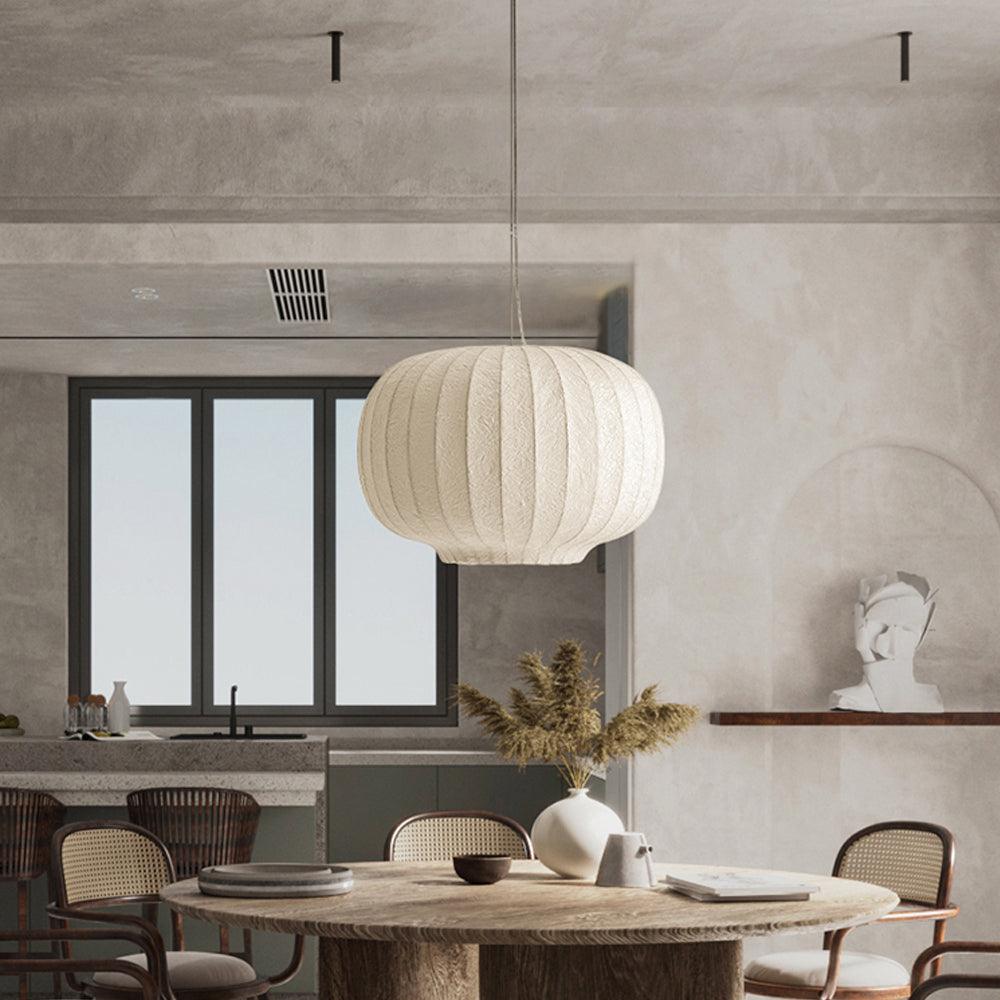 Lámpara de techo de seda con varias luces para el comedor | boxzora