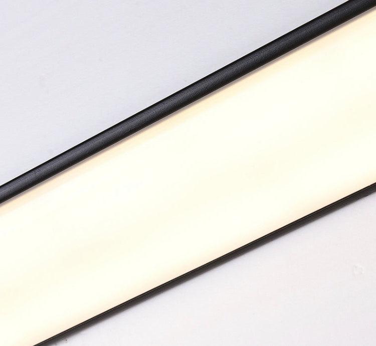 Applique murale linéaire moderne noire pour extérieur, étanche | boxzora