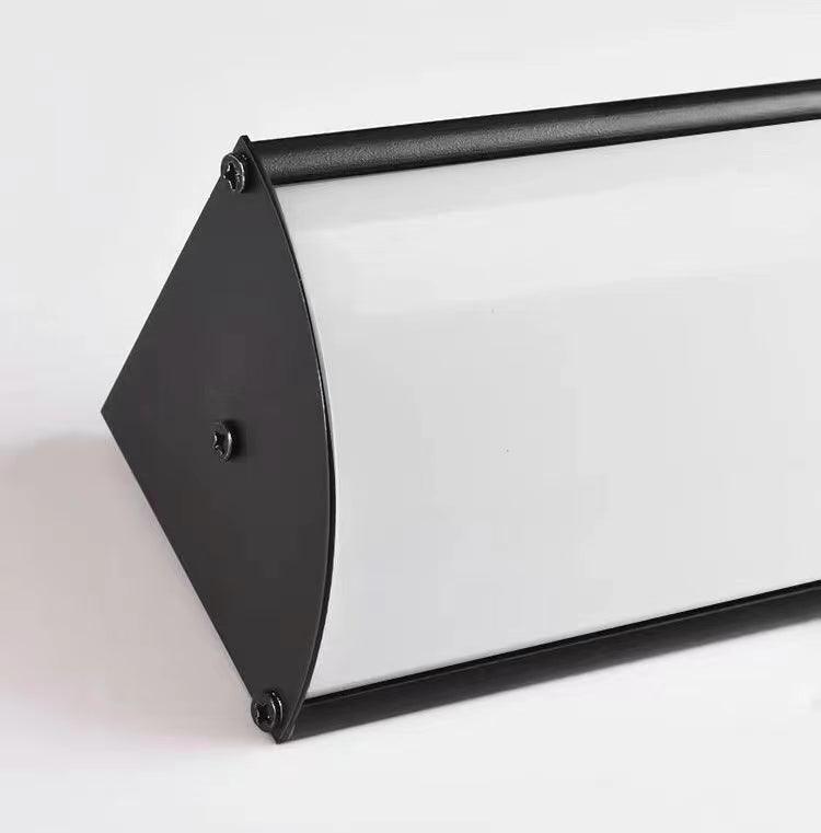Applique murale linéaire moderne noire pour extérieur, étanche | boxzora