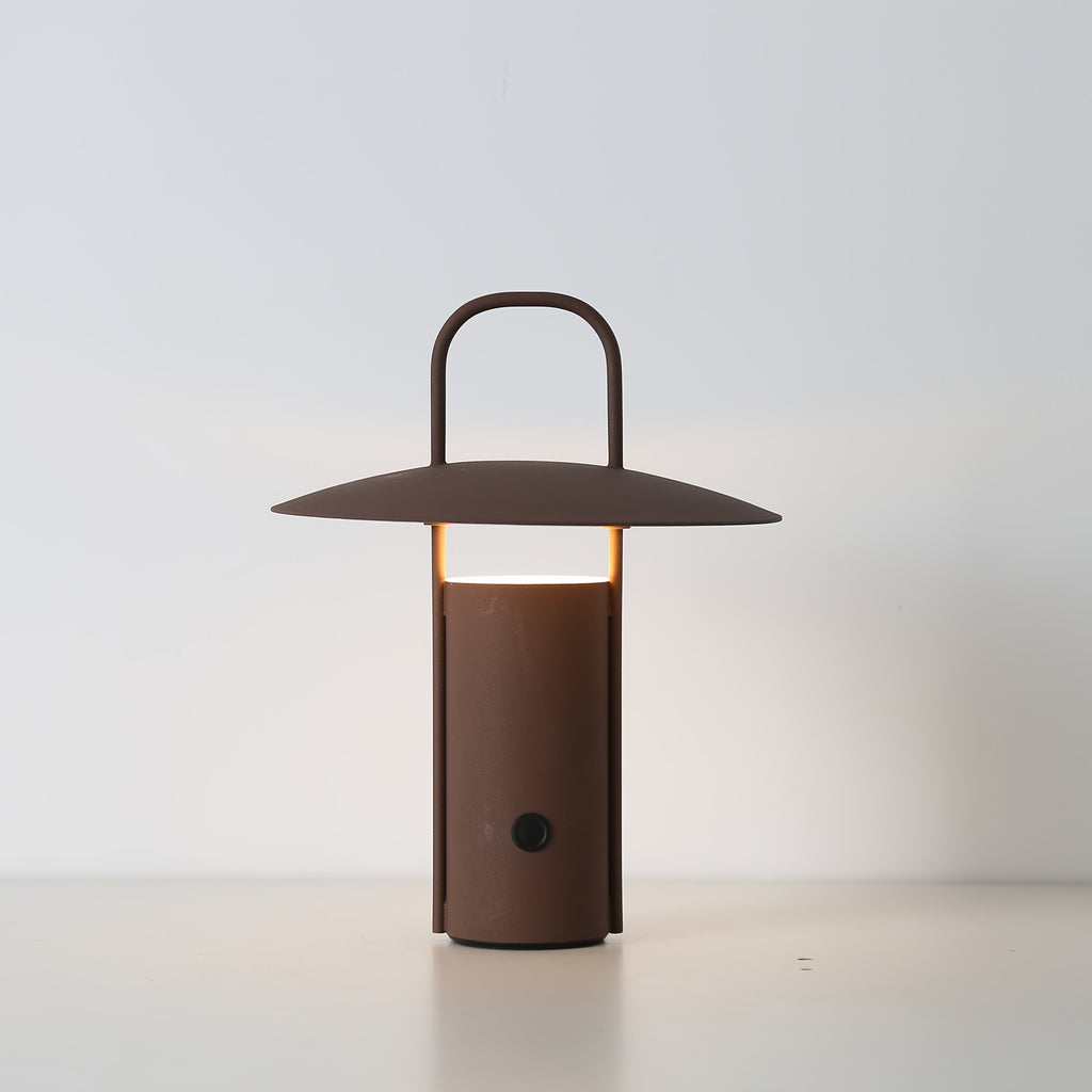 Uppladdningsbar USB-bordslampa med rymdinspirerad design — portabel design, touchstyrda reglage