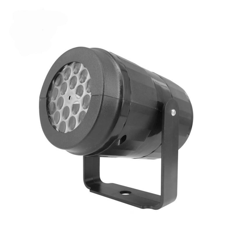 LED-julprojektorlampa med snöflingor – vattentät, 16 mönster