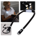Dual-Arm LED Neck Reading Lamp — Flexible, Multi-Mode, Portable