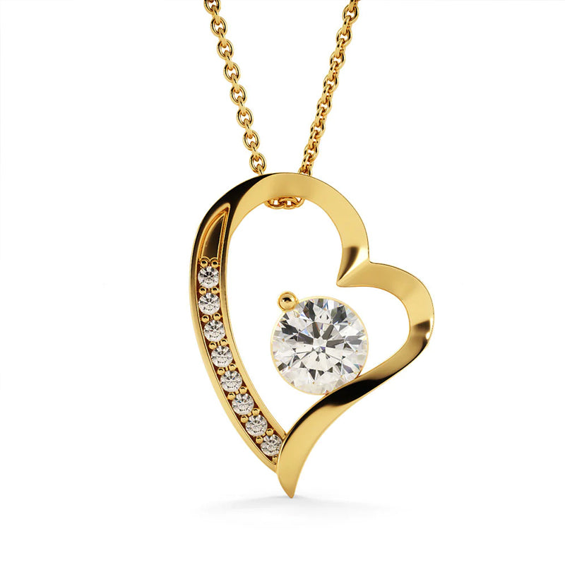 Halskæde med kærlighed og evighed til min smukke datter