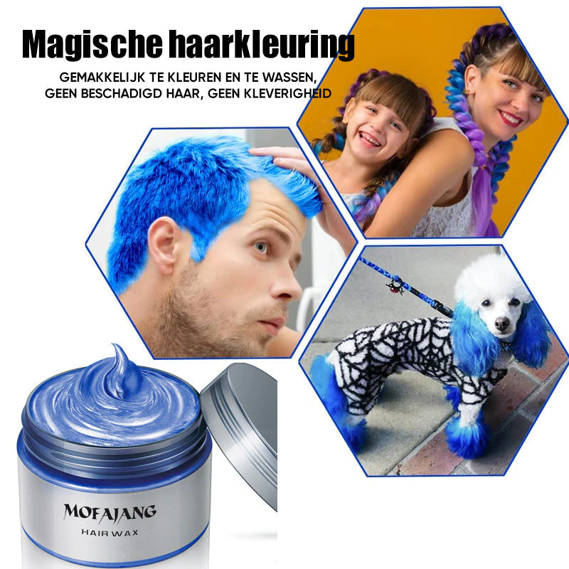 Farbwachs — gleichzeitiges Styling und 100 % natürliche Tönung