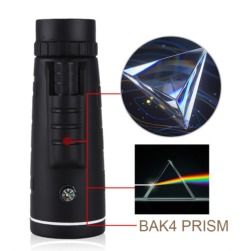 500X Pro 紧凑型望远镜 — 高分辨率光学镜片，便携设计