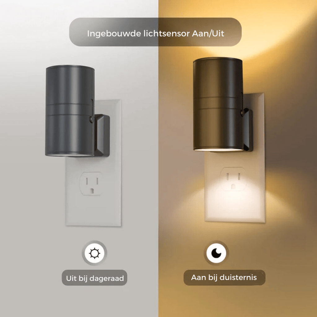 Alova Dimmable Sensor Light – Plug-In LED Wall Lamp