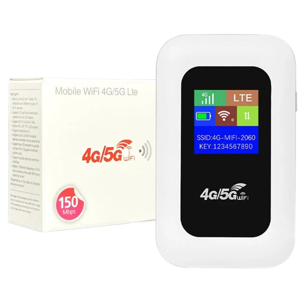 Portable 5G WiFi Router Dongle — Global Hotspot, Secure Connection