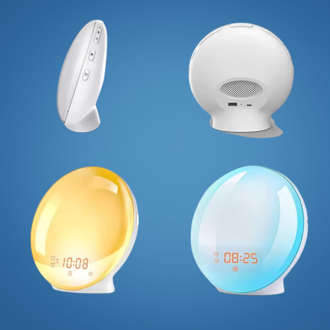 Sveglia alba DawnGlow — Luce naturale per il risveglio, illuminazione d'atmosfera, simulazione realistica dell'alba