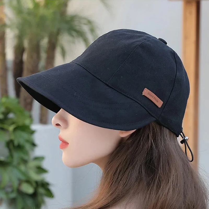 UV Protection Hat — Wide Brim, Adjustable Back Strap