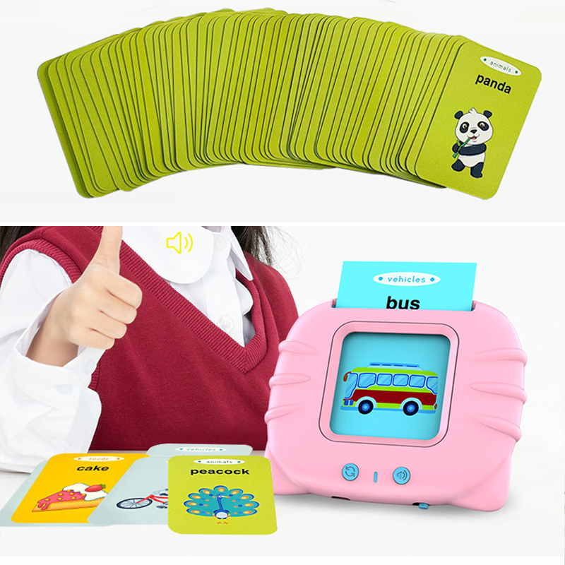 Carduri cu sunete — Jucărie audio educativă pentru învățarea vocabularului, pentru copii de 2-6 ani