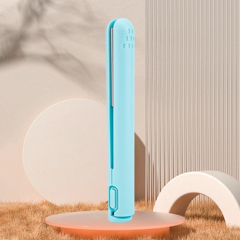 Mini modelador de cabelo portátil — design compacto de batom e modelação de dupla função