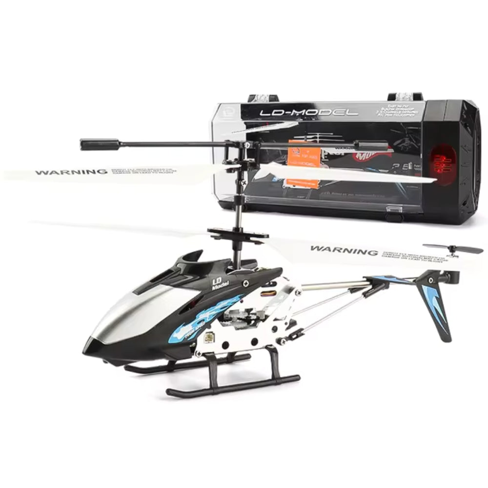 Mini RC-helikopter met 3,5 kanalen - gyrostabilisator, onbreekbaar frame, karmozijnrood