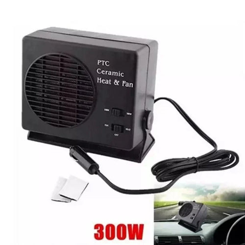 12V陶瓷汽车加热器 - 150W-300W便携风扇，自动恒温器