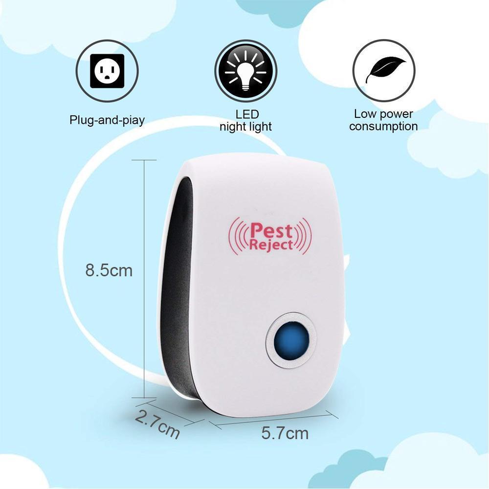 2+1件套超声波驱虫器 - 低频声音发射器