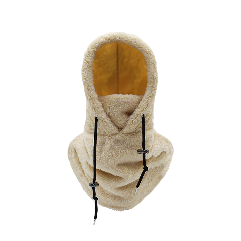 Gorro de inverno 3 em 1 — proteção quente contra o vento, gola e cobertura para o rosto