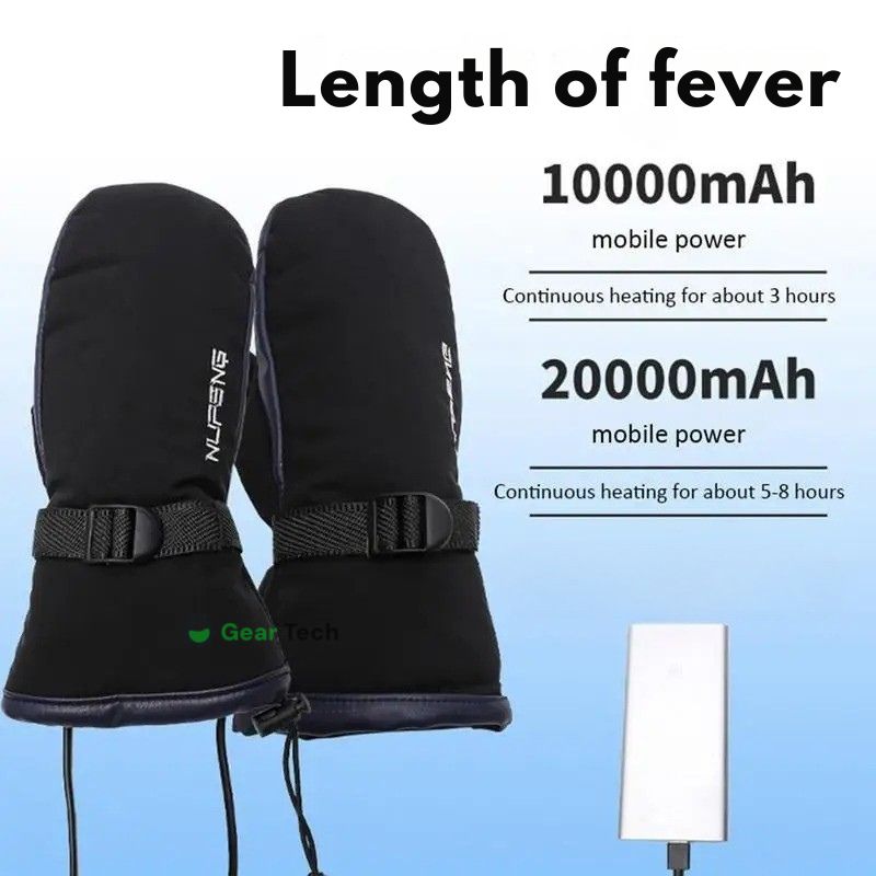 Podgrzewane rękawiczki USB — natychmiastowe ogrzewanie typu plug-and-play, dwustronne ogrzewanie, wodoodporna konstrukcja