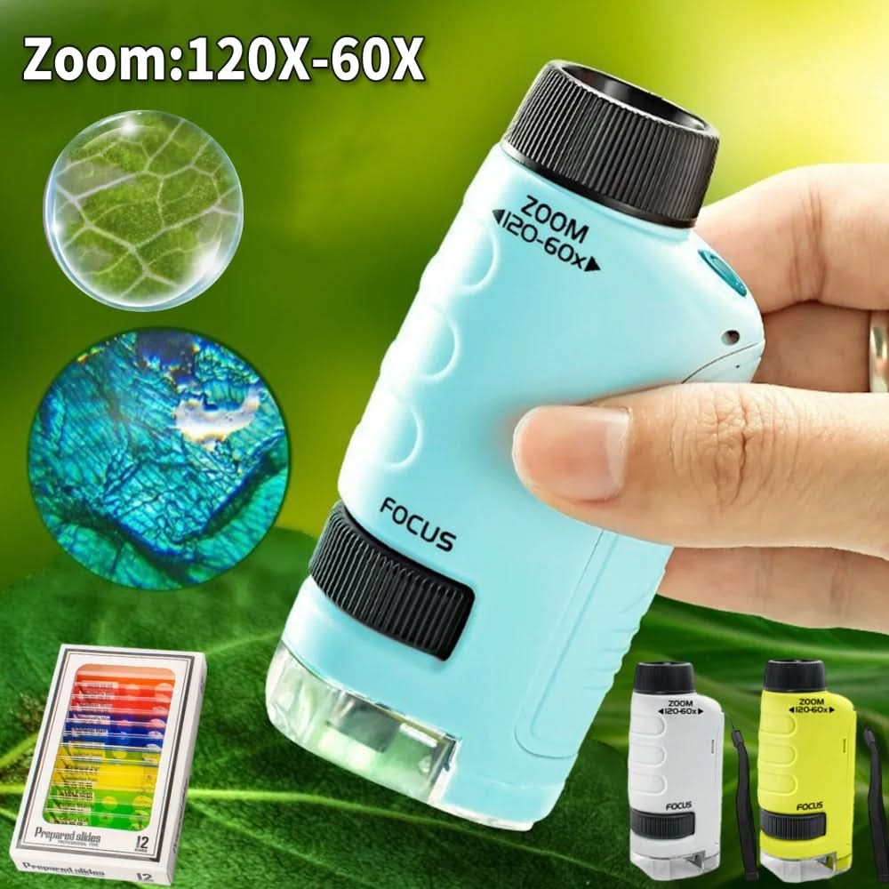 Microscopio portatile ExplorerLens — Design compatto tascabile