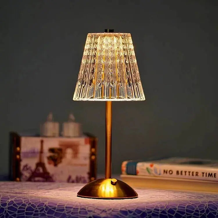Lampe de table Luxe rechargeable - Commande tactile sans fil