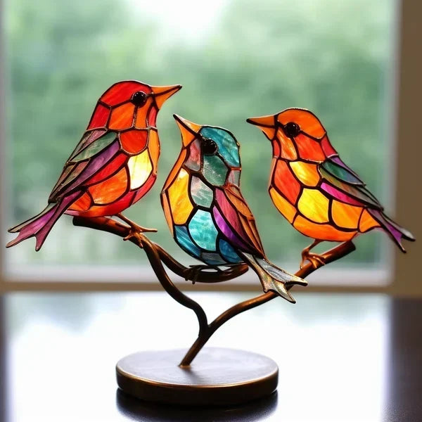 VitraGlow Handmade Stained Glass Table Lamp