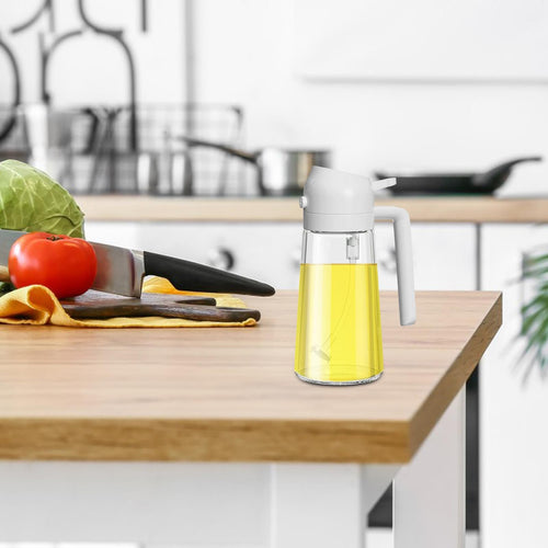 2-in-1 Oil Dispenser Bottle — Versatile Kitchen Pouring Pump