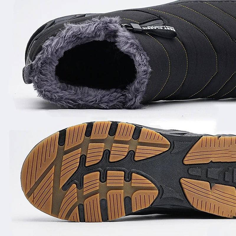 Winter Insulated Barefoot Shoes — 100% Waterproof Construction and Cozy Fleece Lining