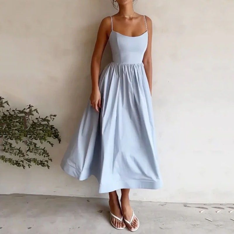 Robe Bretelles – Imprimé Frais & Silhouette Flatteuse