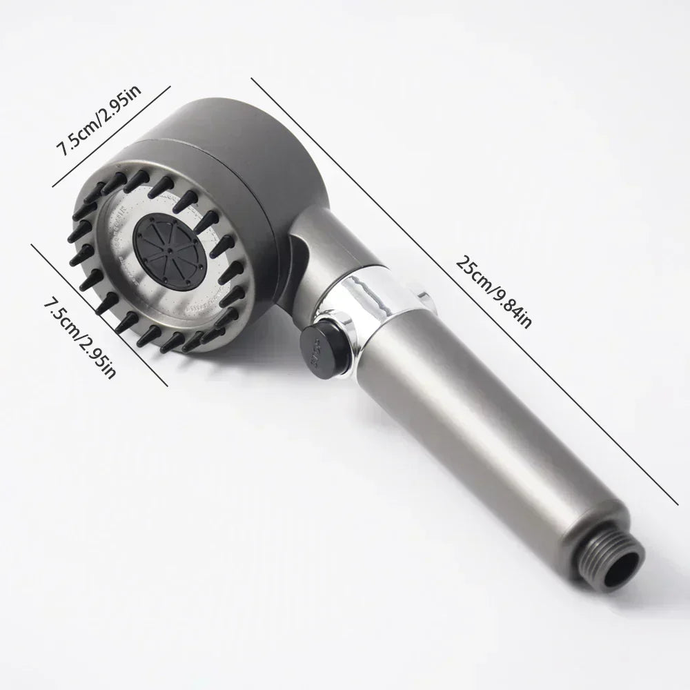 High-Pressure Shower Head — Powerful Water-Saving Spray Technology