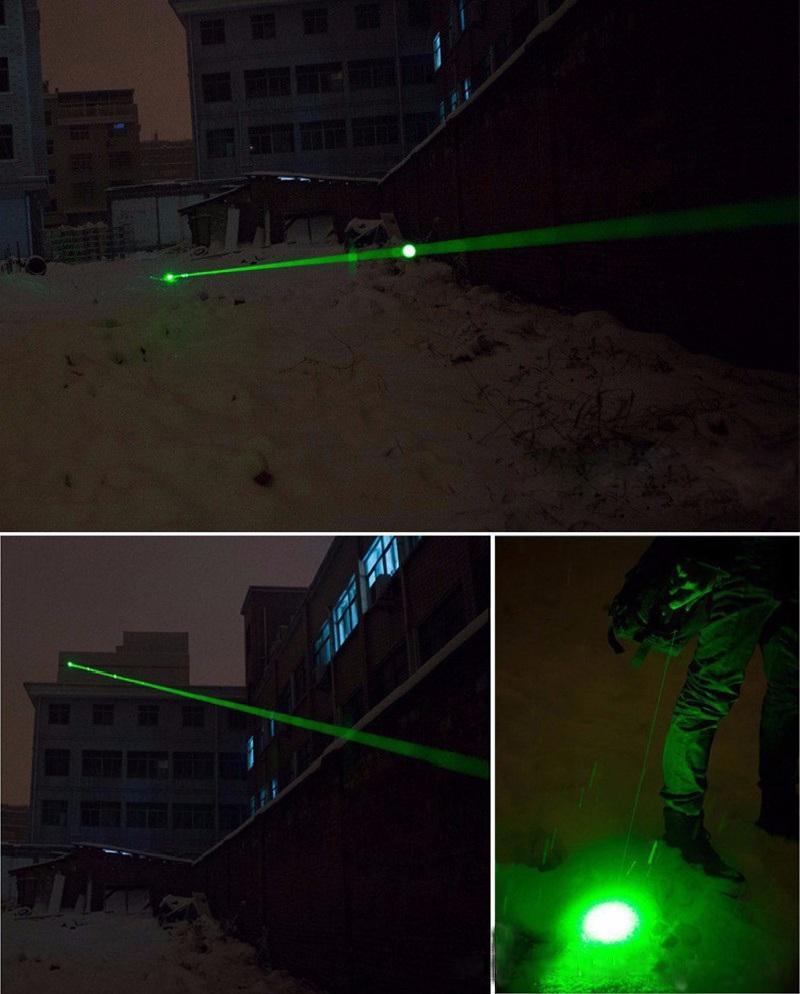 Grøn laserpointer med høj intensitet