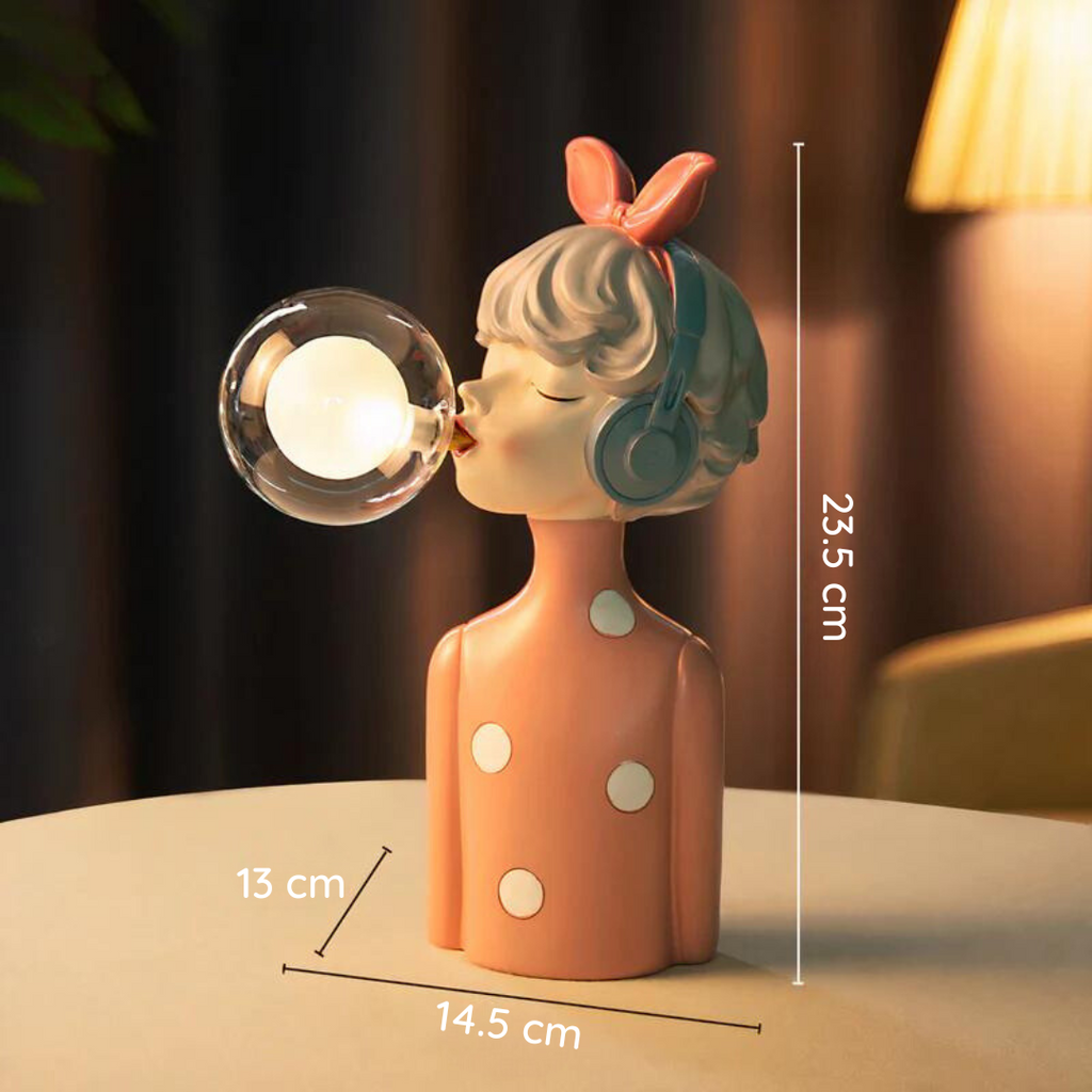 Handgefertigte Retro-Tischlampe - E27-LED-Fassung, elegantes Vintage-Design