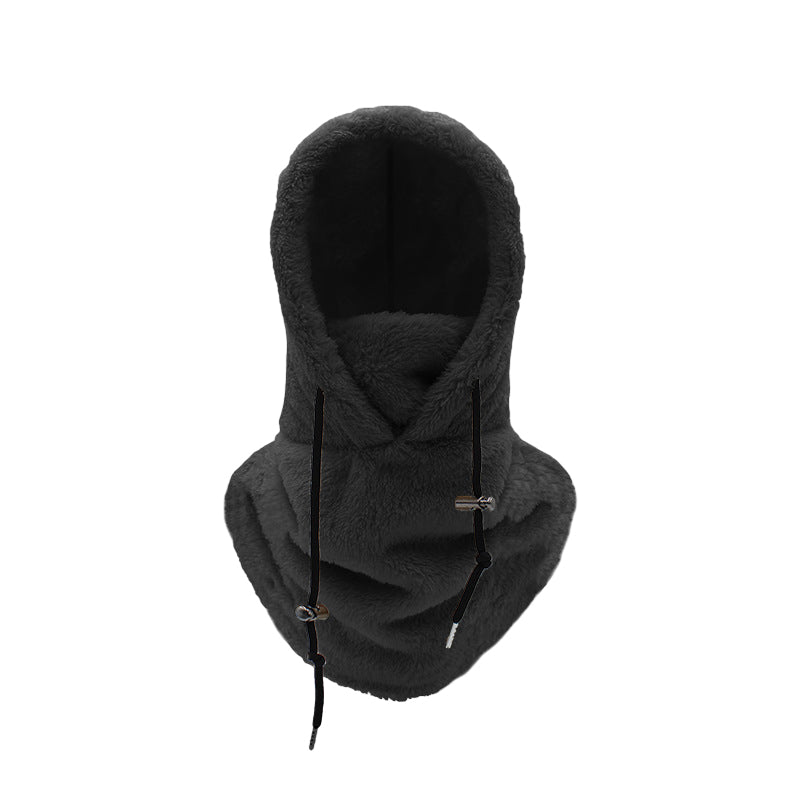 Gorro de inverno 3 em 1 — proteção quente contra o vento, gola e cobertura para o rosto