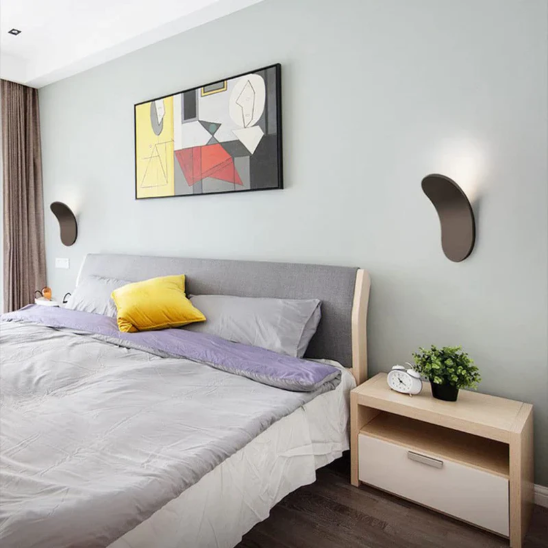 NordicLume modern LED-vägglampa — smal silhuett, stämningsfull belysning