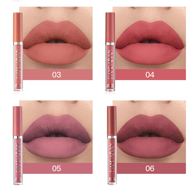 Set de labiales líquidos mate — Incluye 6 colores