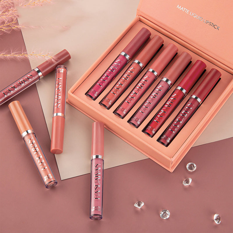 Set de labiales líquidos mate — Incluye 6 colores