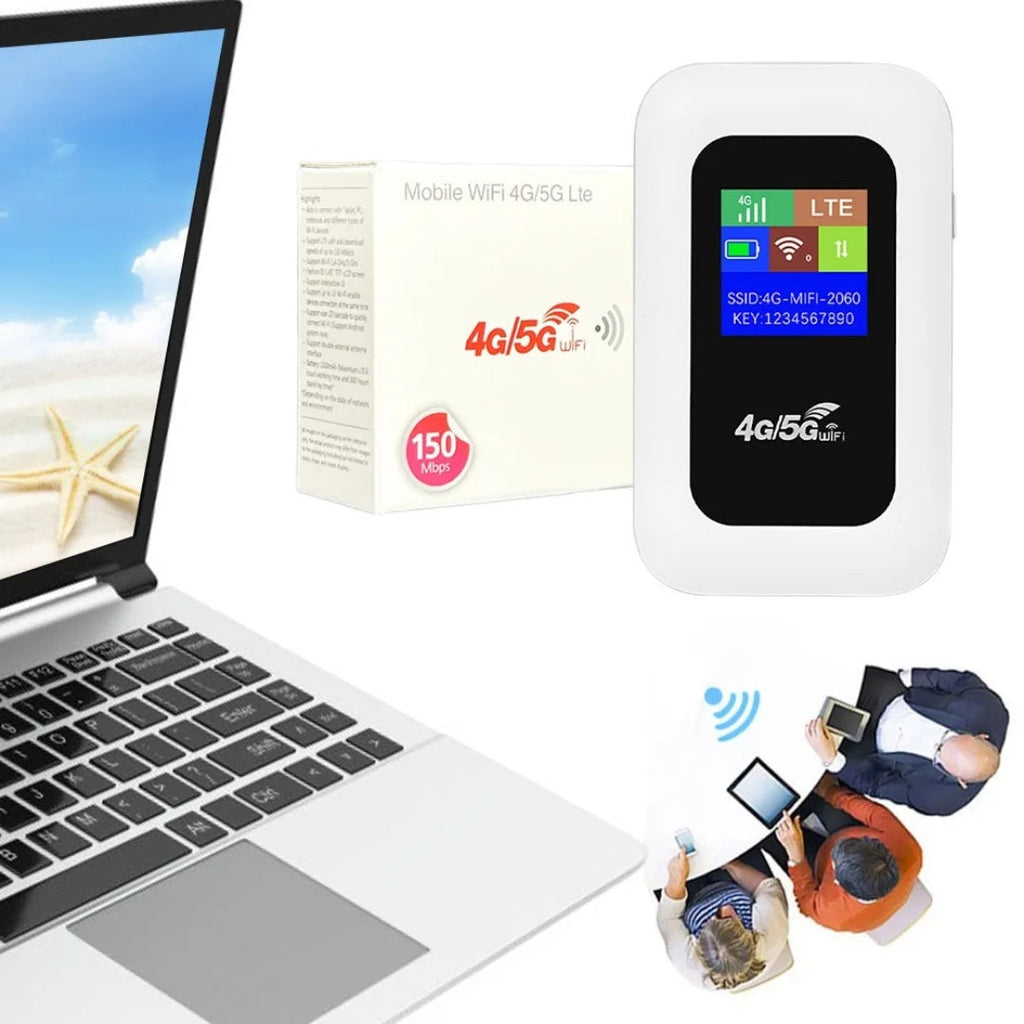 Portable 5G WiFi Router Dongle — Global Hotspot, Secure Connection