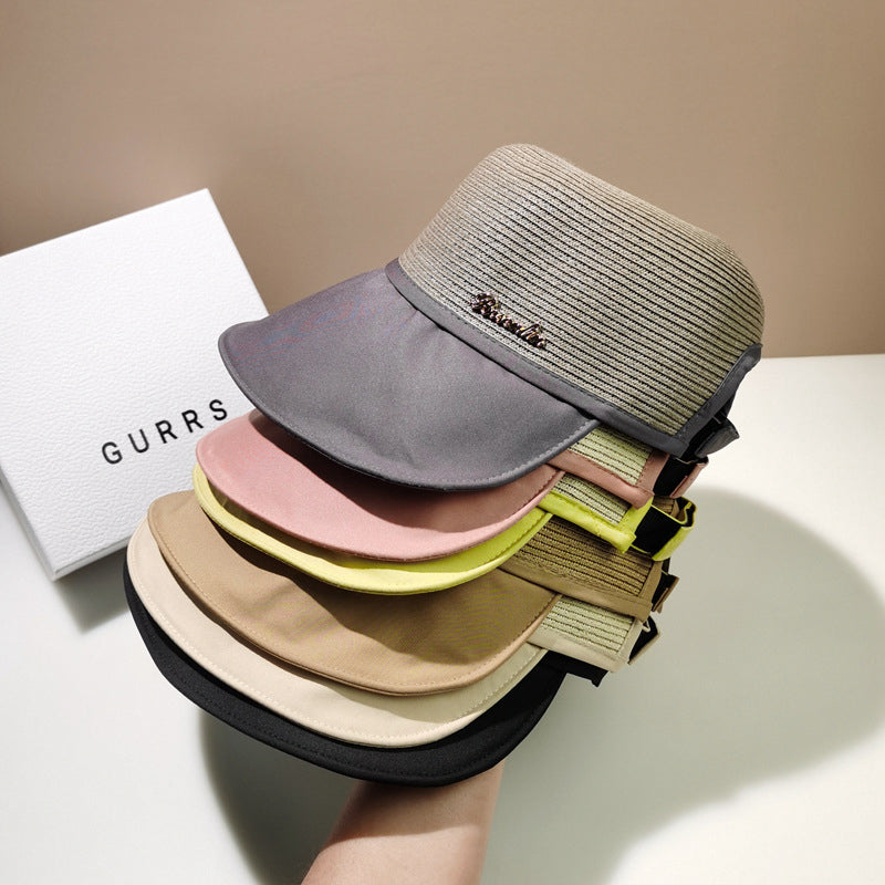 Cappello da sole da donna con ampia tesa e protezione UV