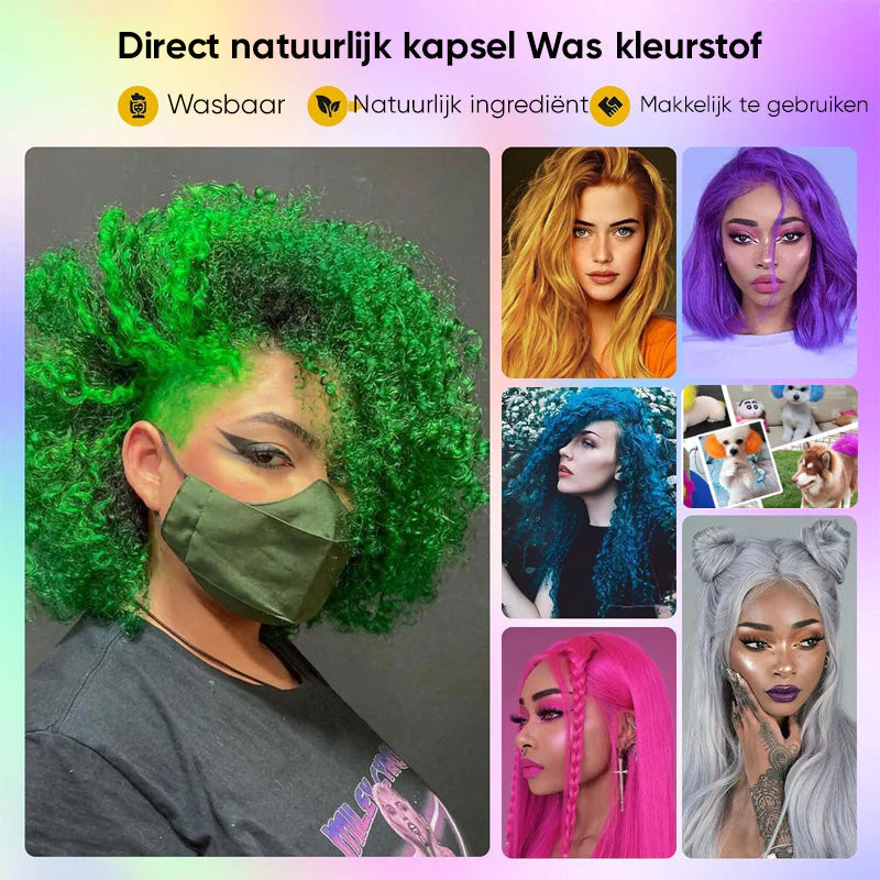 Farbwachs — gleichzeitiges Styling und 100 % natürliche Tönung