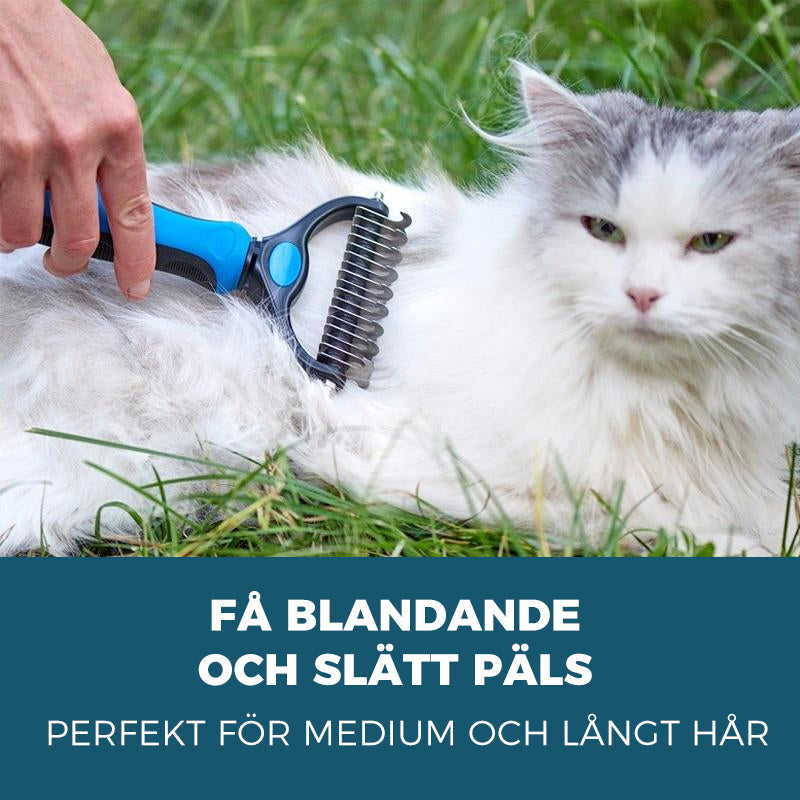 Escova de higiene para animais — design para libertar os emaranhados