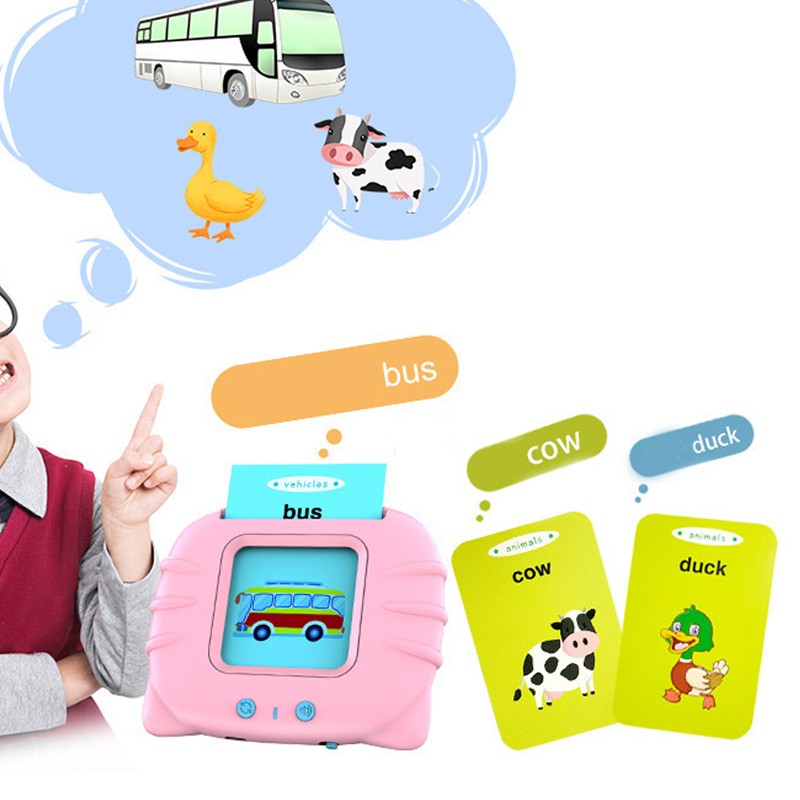 Carduri cu sunete — Jucărie audio educativă pentru învățarea vocabularului, pentru copii de 2-6 ani