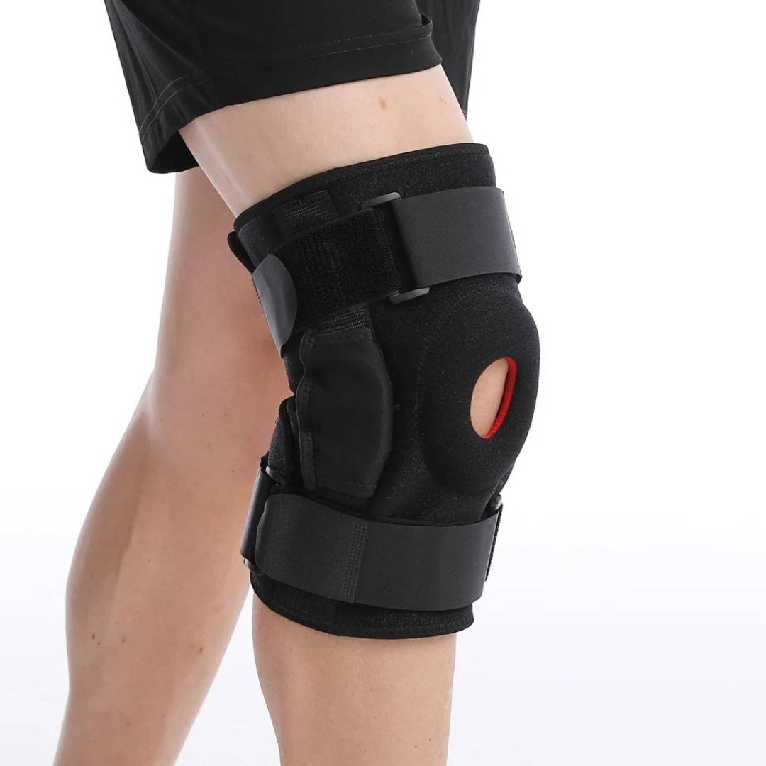 TitanGuard Dual Hinge ACL-kniebrace — Patellastabilisator met open knieschijf en ademende ventilatie