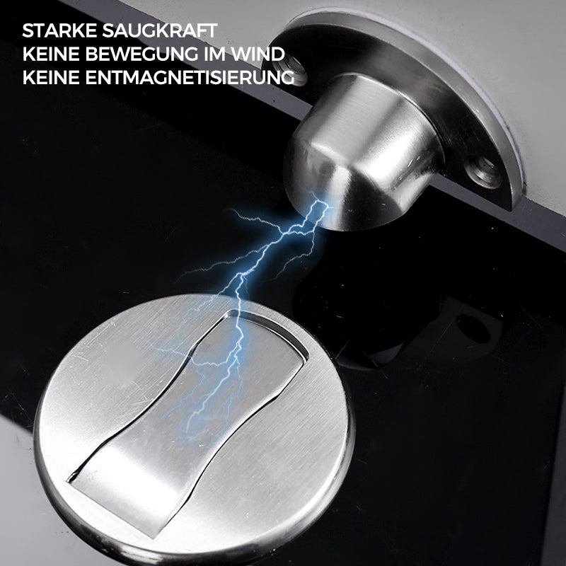 Piilotettu magneettinen ovenpysäytin - ruostumaton teräs