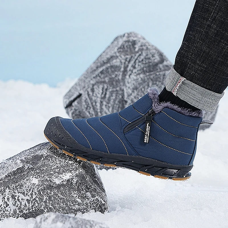Winter Insulated Barefoot Shoes — 100% Waterproof Construction and Cozy Fleece Lining