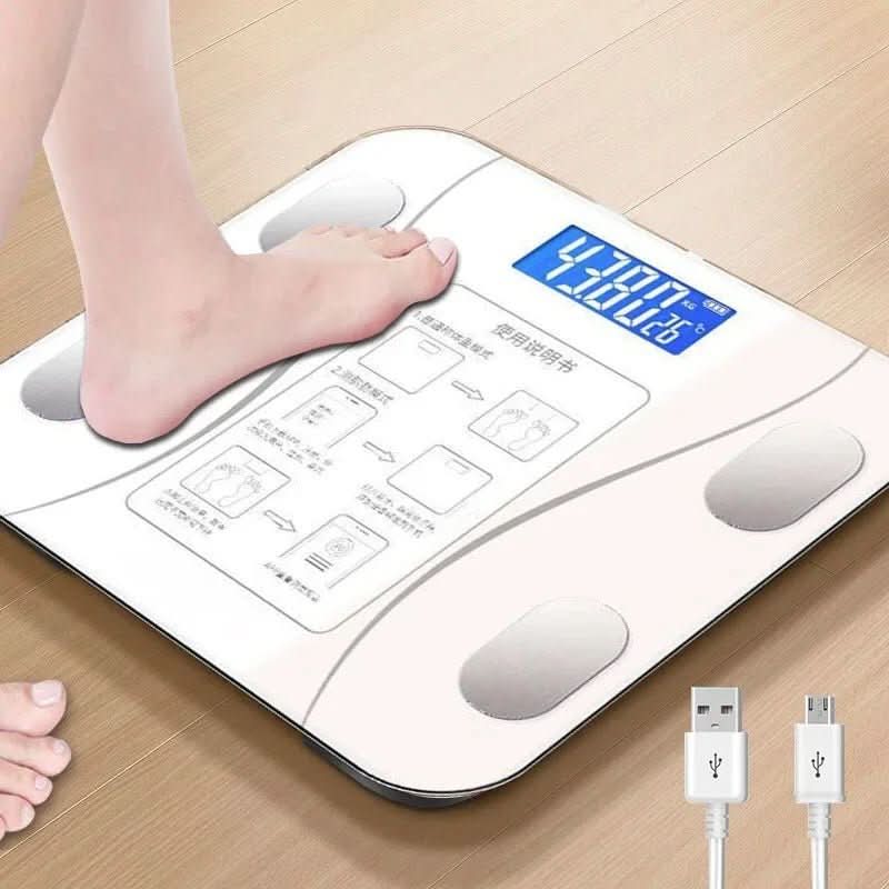 Intelligent kroppsanalysskala ansluten till app